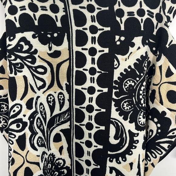 Womens Tahari ASL Border Print Fringe Sheath Dress Size 4 - Picture 7 of 11